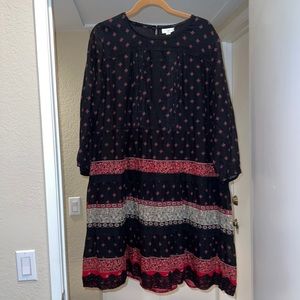 Black long sleeve j Jill dress